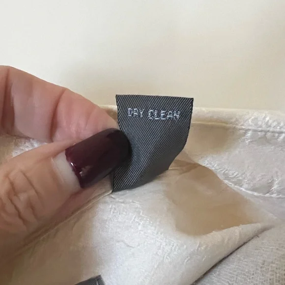 Ivory, 3/4 sleeves Silk Wrap Blouse. - Picture 10 of 11